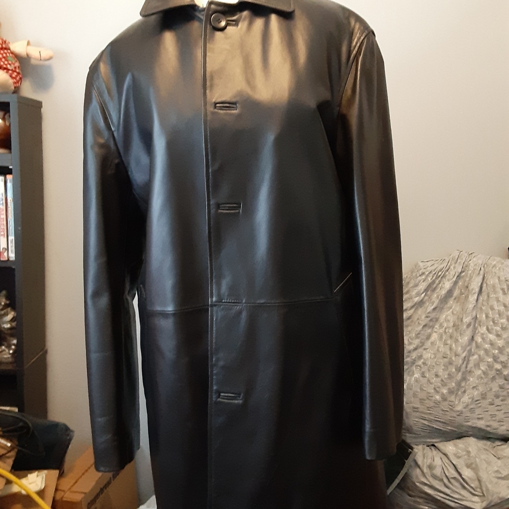 BGSD Luxury Lane Leather Coat size med B2